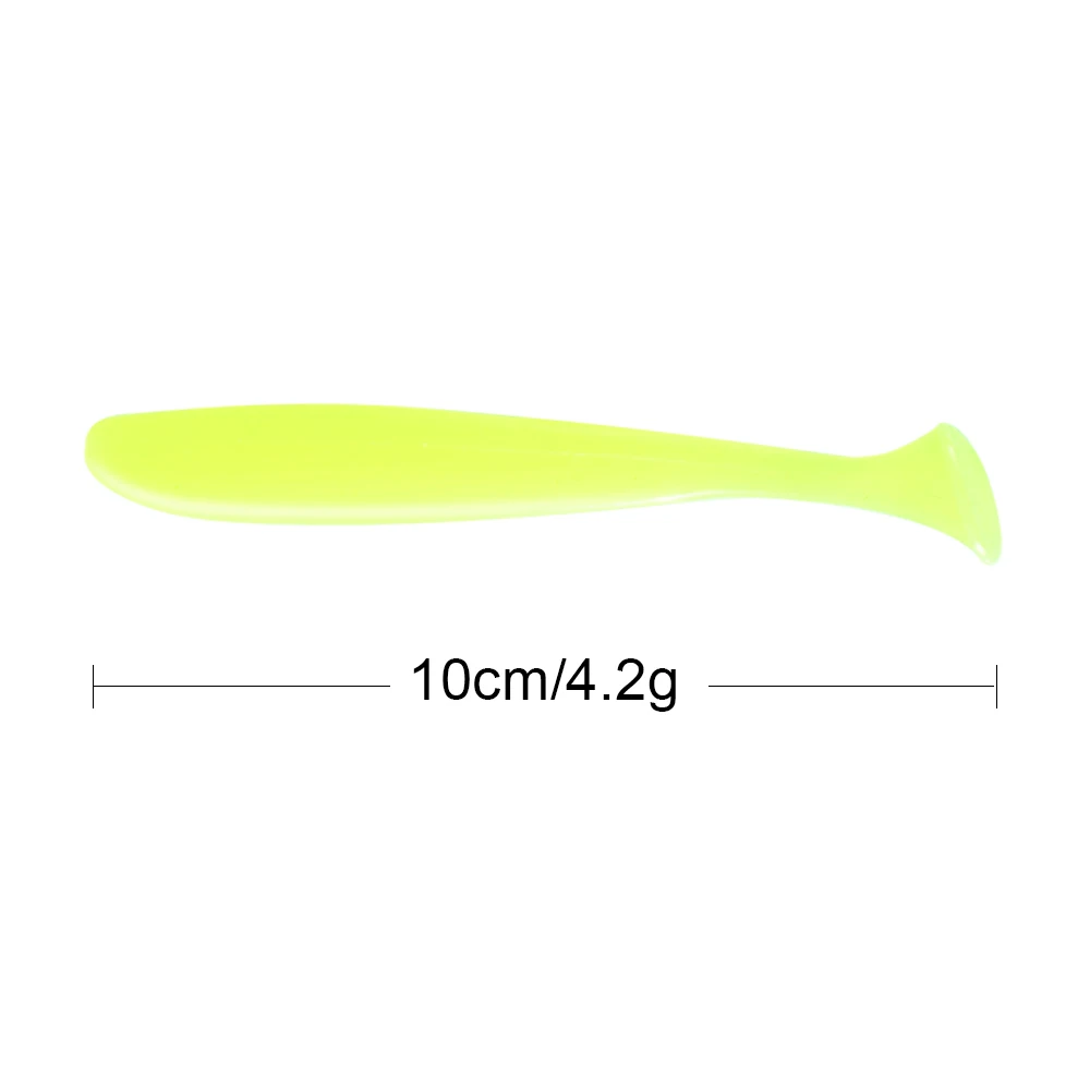 

QXO 5/10pcs 10cm Soft Lures Silicone Bait Spoon Winter Fishing Soft Bait Goods For Fishing Swimbait Ice Wobbler For Trolling