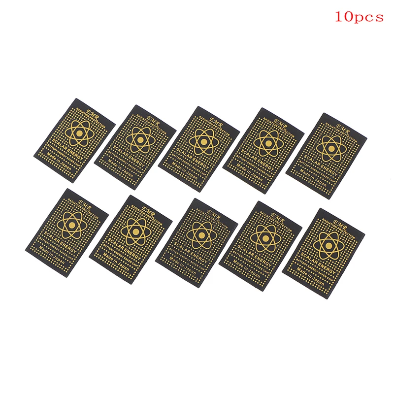 

10pcs EMR Scalar Energy Phone Sticker Anti Radiation Chip Shield Keep Health Laptop Anti EMP EMF Protection for Pregnant Woman