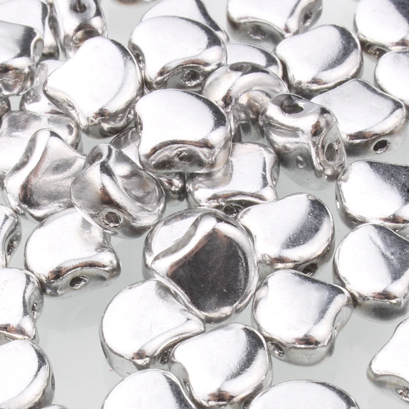 Стеклянные бусины из чешского стекла листья гинкго 7 5*7 5 мм непрозрачный топаз