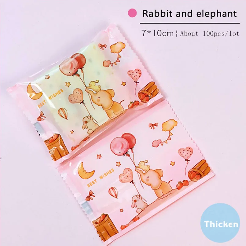 100 шт./лот розовый милый слон кролик играющий с воздушными шарами Декор нуга для