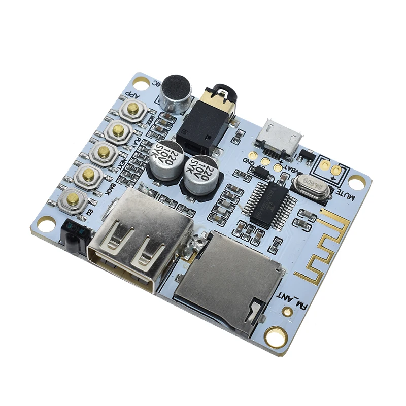 Bluetooth аудио приемник Bluetooth MP3 декодирование USB TF карта декодирование вещания выходной уровень перед воспроизведением