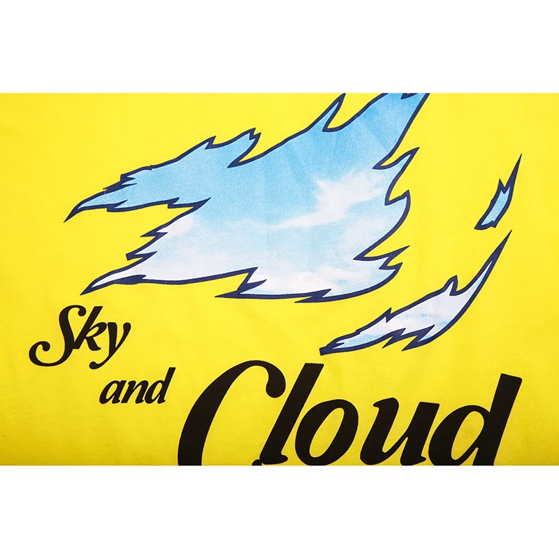 2020 летняя хипстерская Мужская футболка в стиле хип хоп с принтом облака