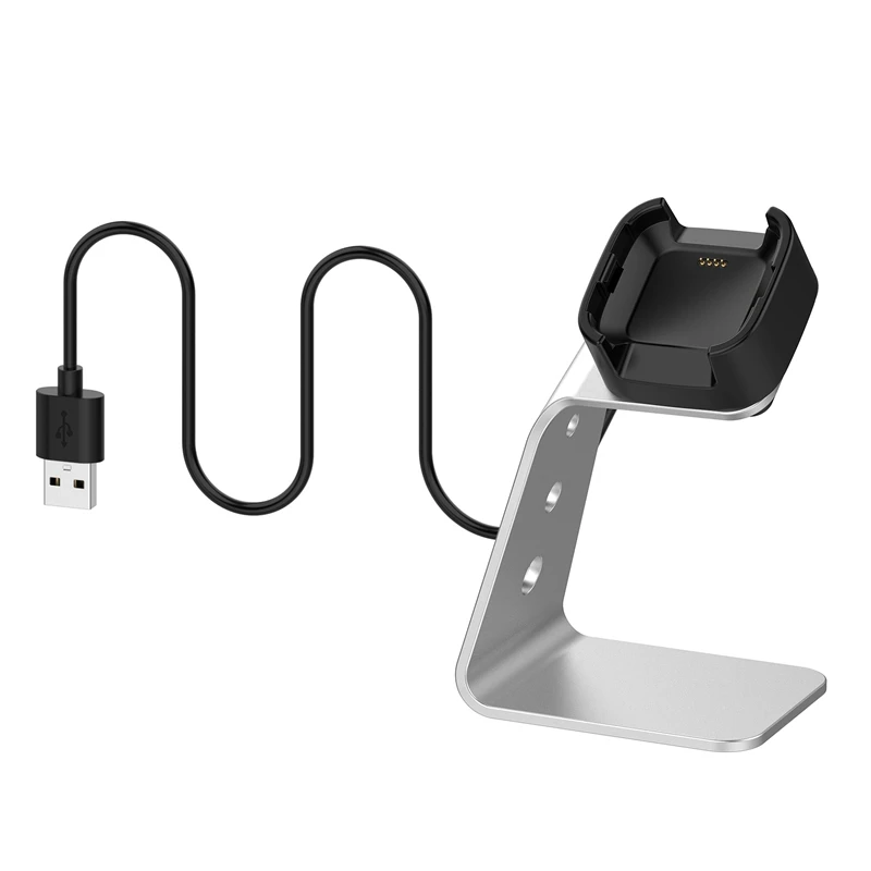 

Charging Dock Stand Station Base Wired Usb Cable for Fitbit Versa/Versa Lite/Versa Se Smart Watch