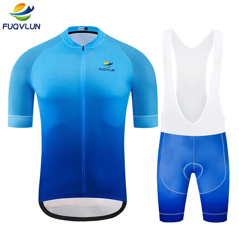 FUQVLUN 2019 Pro Велоспорт набор костюм для езды на горном велосипеде Майо Ropa Ciclismo