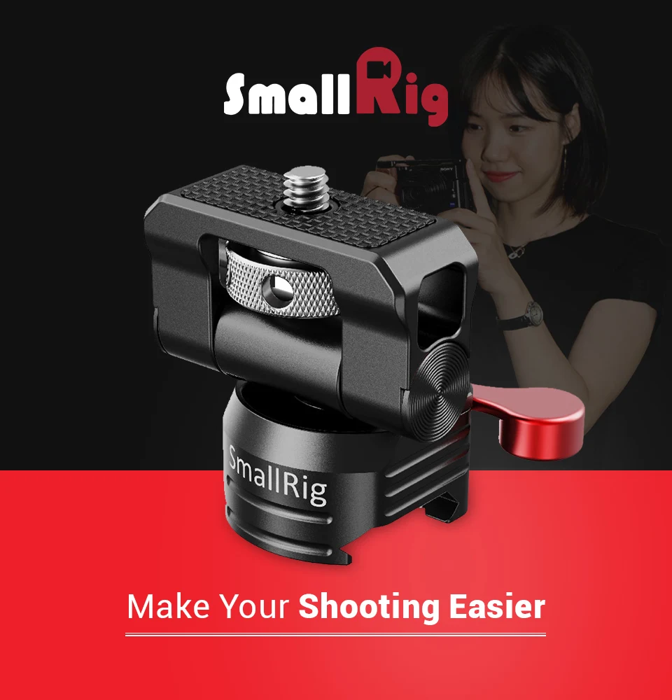 SmallRig регулируемое крепление Quick Release Nato зажим держатель монитора поворотный 360 градусов и наклон 150 градусов крепление монитора 2347