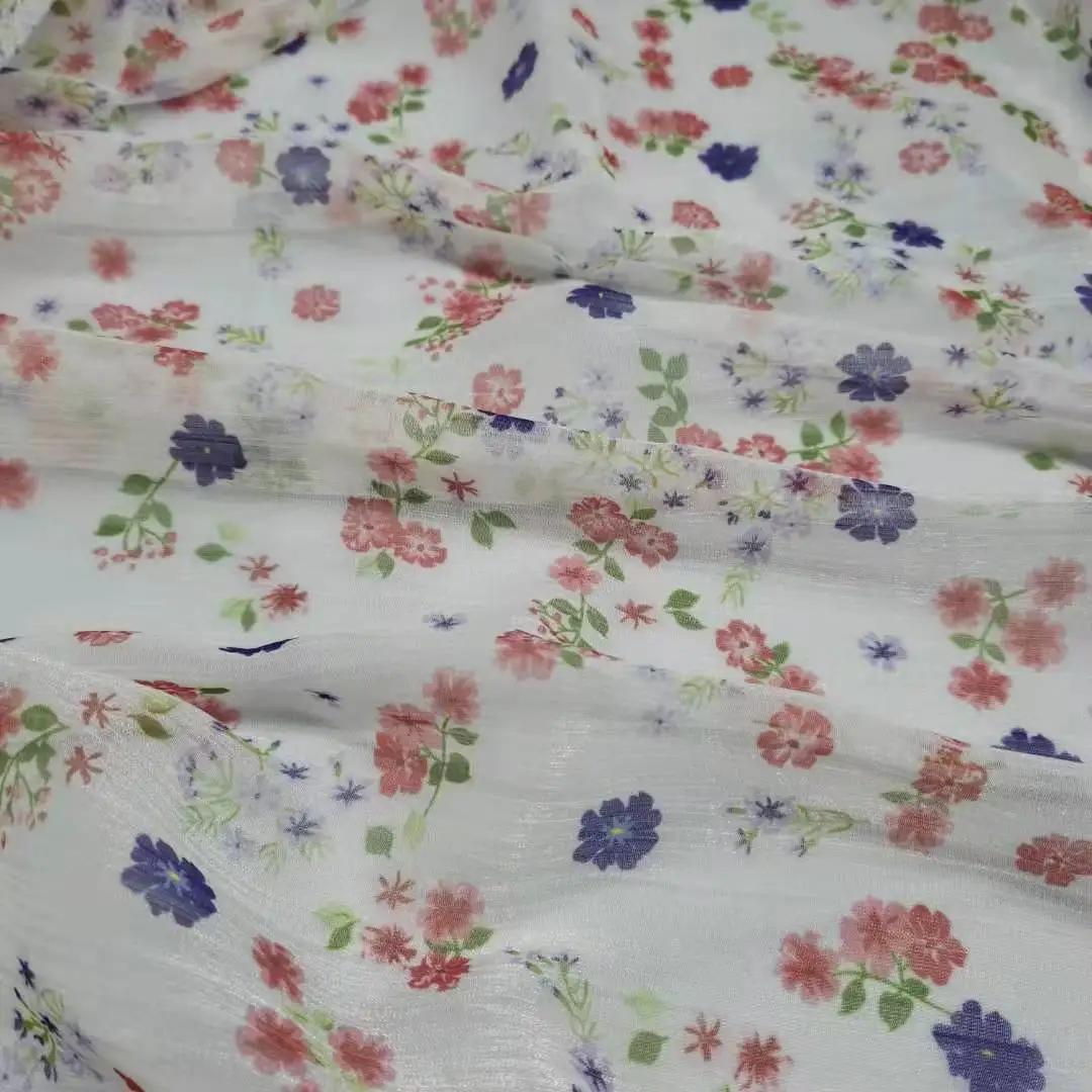 Распродажа шифоновая ткань летний Блестящий Мягкий креативный тонкий плавучий