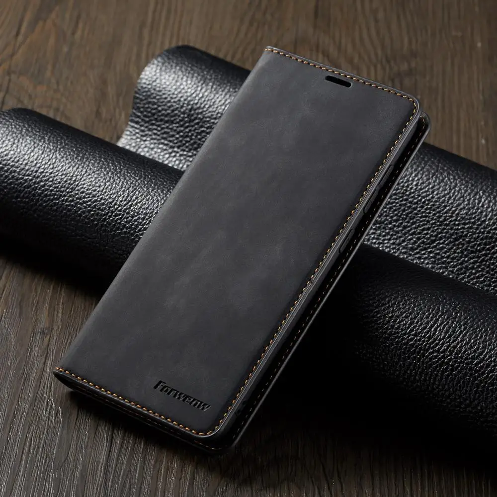 Кожаный чехол-книжка с отделениями для карт Samsung Galaxy S10 5G S8 S9 Plus S10E A750 A6 A7 A8 2018 |