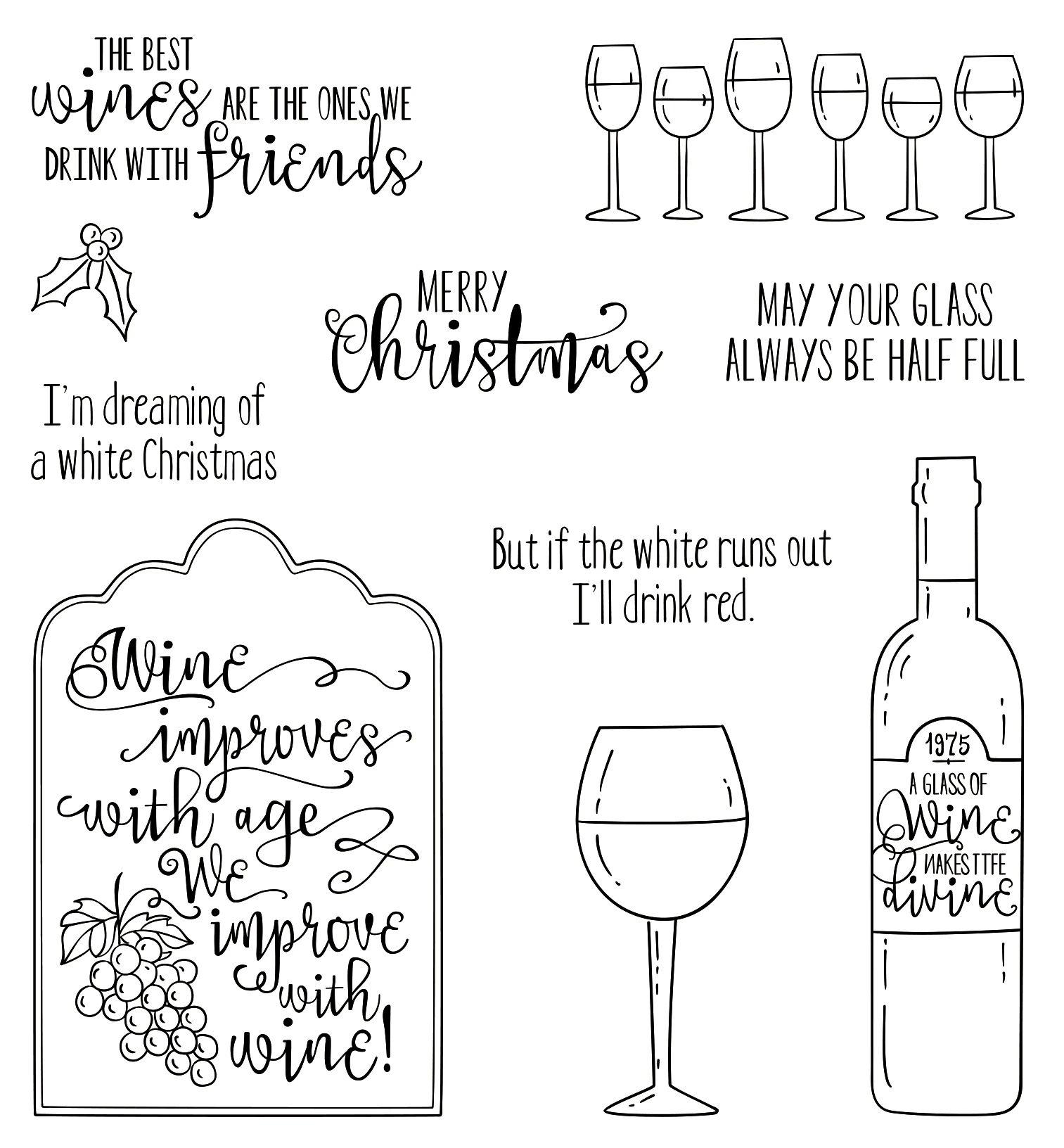 14x14 английские слова прозрачный силиконовый штамп и zamak литье под давлением листа