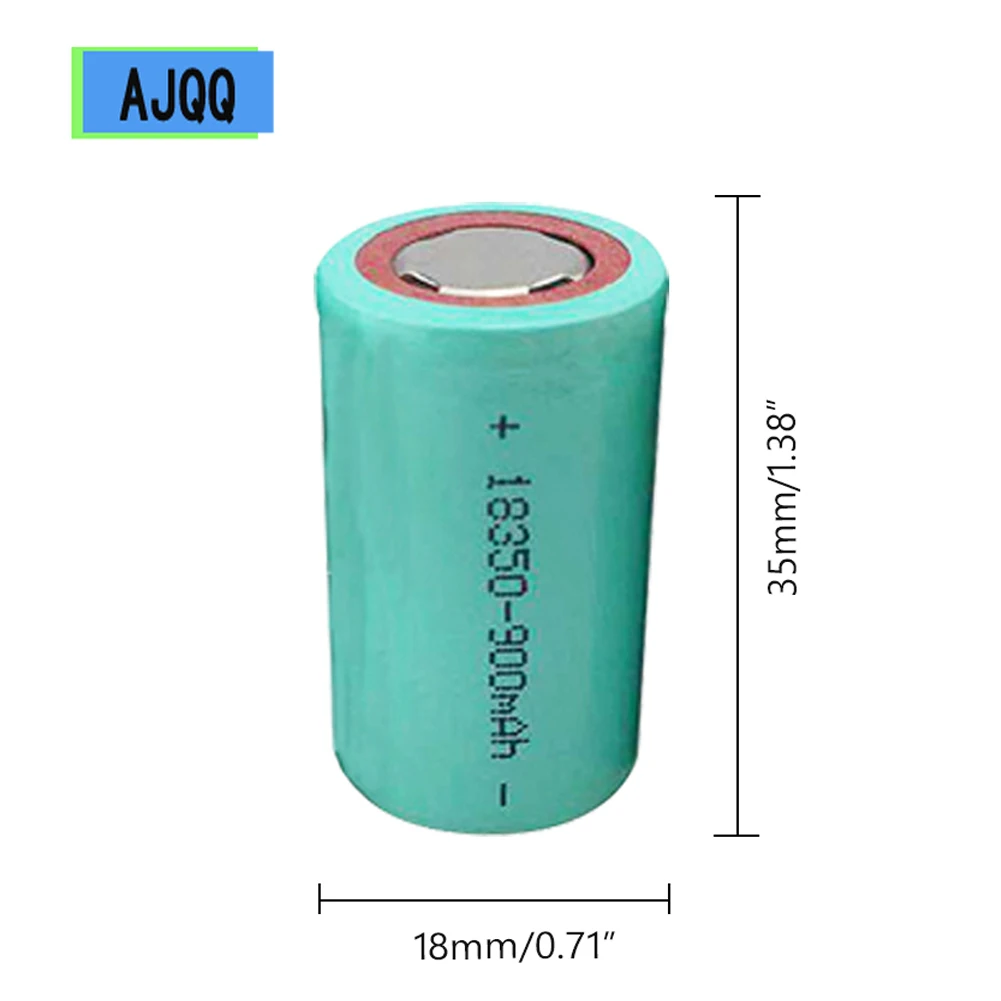 Новый AJQQ ICR18350 Аккумулятор 3 7 в 900 мАч Высокопроизводительные литий-ионные