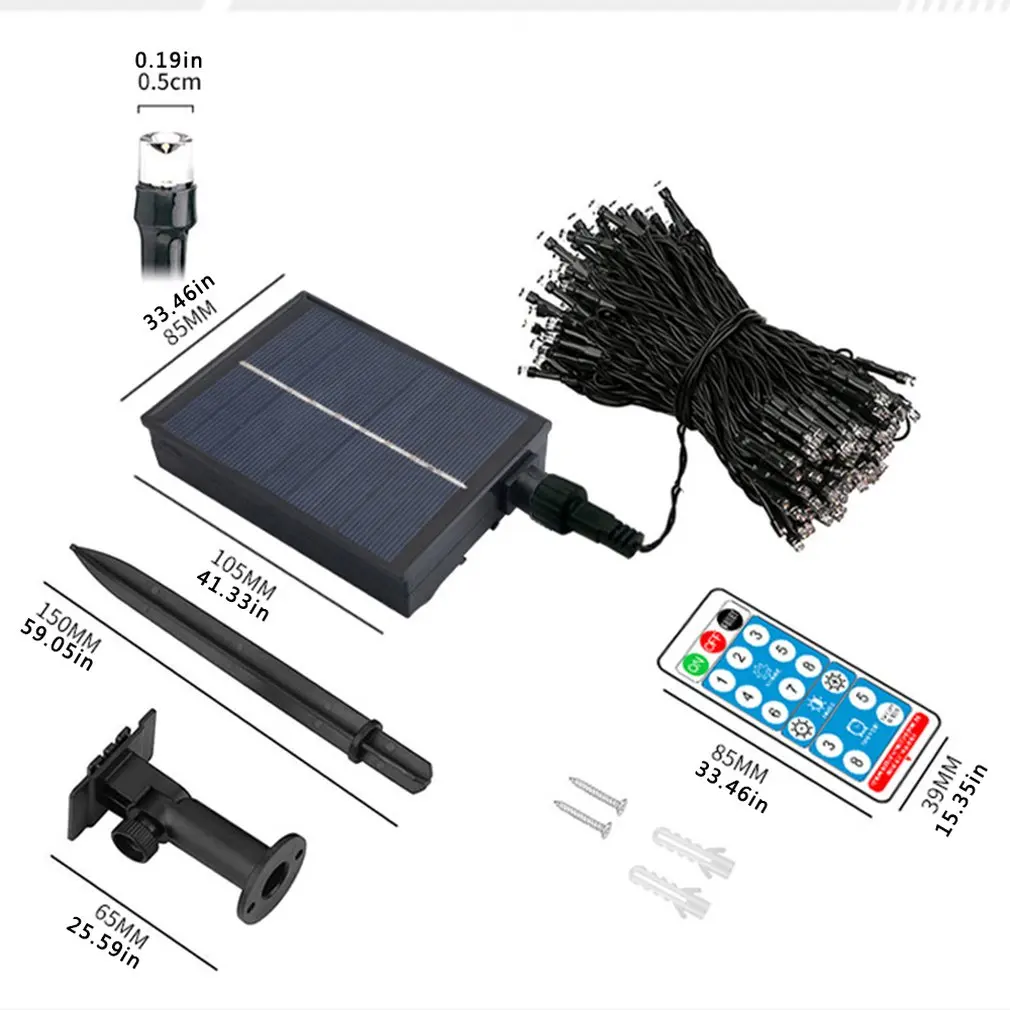 

Remote Control Solar String Lights Christmas And Halloween Decoration Led Star Lights Sky Star String Lights