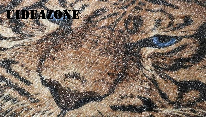 Тигровая голова кисточки Плащ шаль пуловер одно слово шеи Вязание свободное