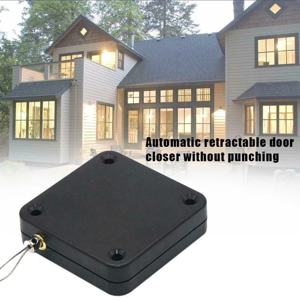 Punch-free Automatic Sensor Door Closer Portable Anti-oxidation Anti-corrosion Hydraulic Safe Gate Tool Electronic Accessories |