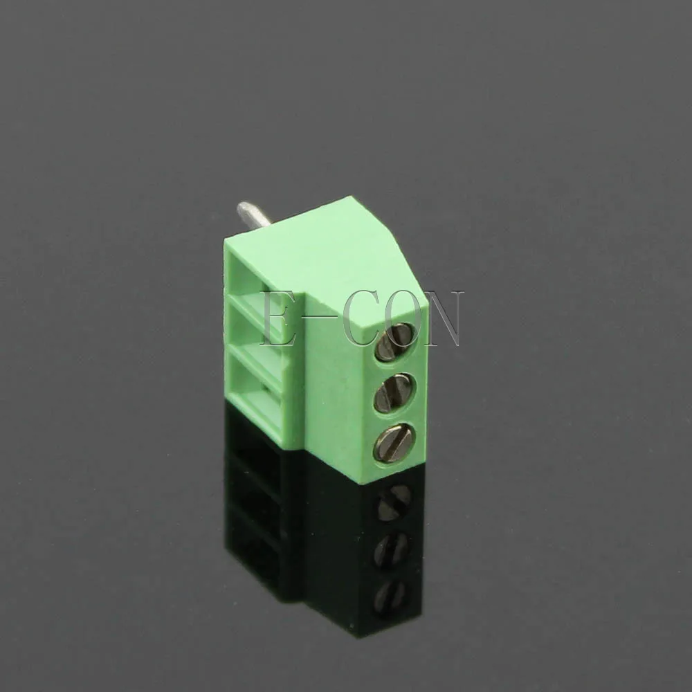 5 шт. 3 полюса/3 Pin 2 54 мм 0 1 ''PCB Универсальный винтовой клеммный блок разъем |