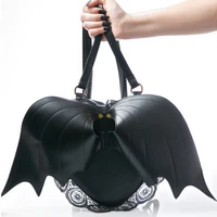 goth batwing bag women lace backpack punk stylish school bag for girls bat bag angel wings lolita backpack