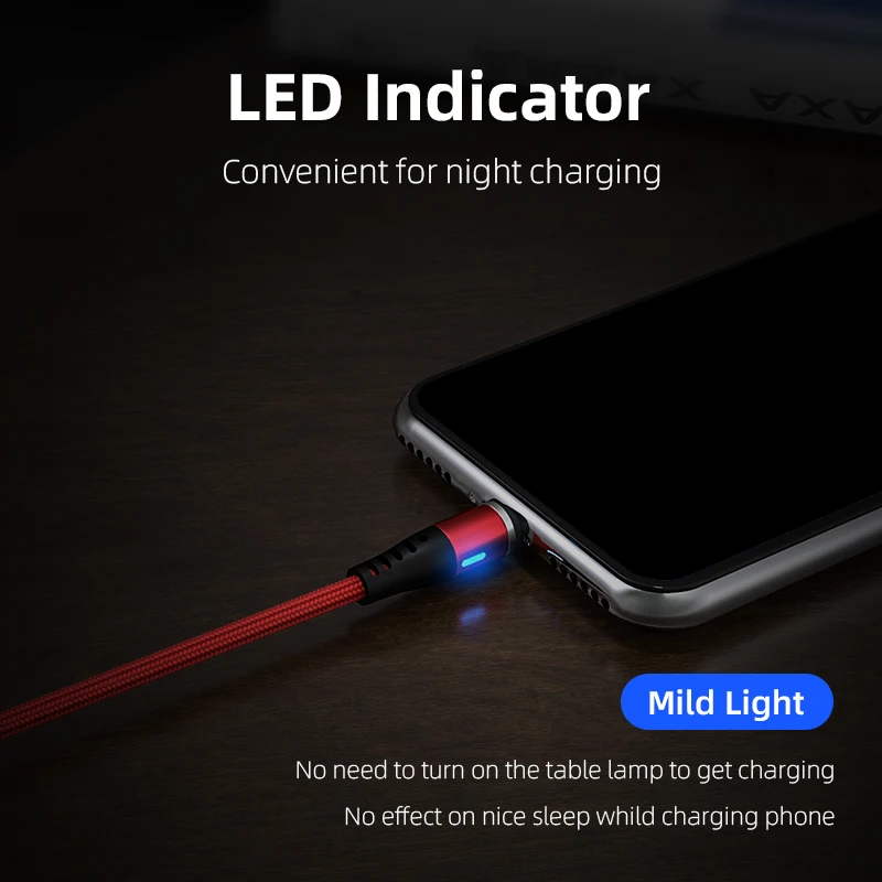 aufu led magnetic usb charging cable usb type c phone cable magnet phone charger micro usb for iphone 11 12 pro max for xiaomi free global shipping