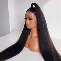 13x4 lace front virgin human hair wigs 28 30 inch straight glueless frontal 4x4 closure 180 density for black women