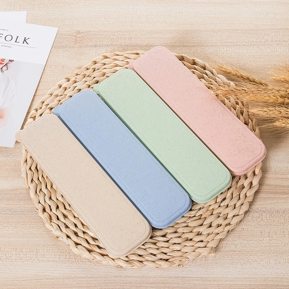 3 Pcs/set Simple Style Children Kids Baby Chopsticks Spoon Fork Set with Protect Box Tableware Promotional Gifts | Дом и сад