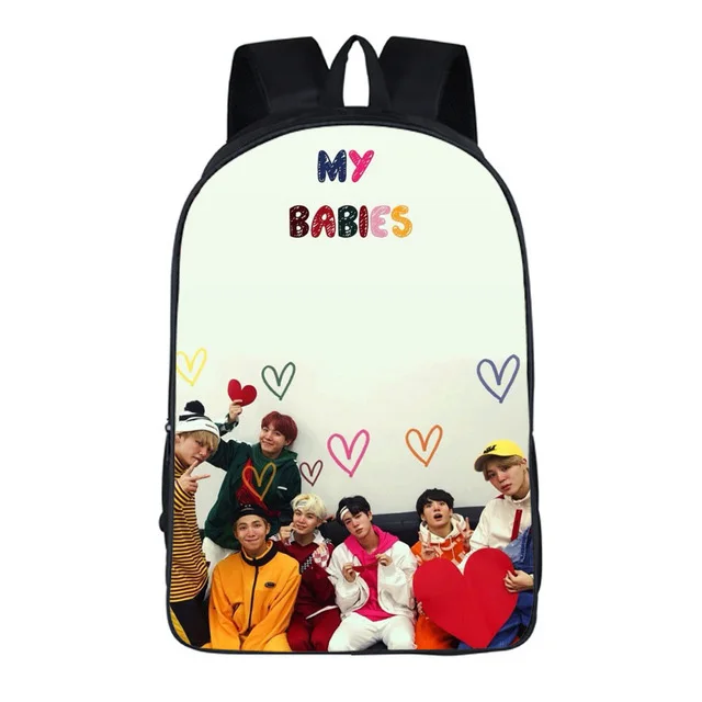 backpack 9 Школьный рюкзак Sac A Dos Kpop K-pop K Pop школьный рюкзак для девочек-подростков - Цвет: backpack 9