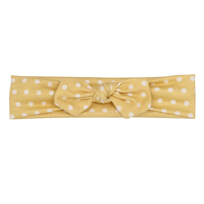 

0-24M Baby newborn girl print headbands stripe headband knot elastic Bunny ear girls hair accessories 24 styles