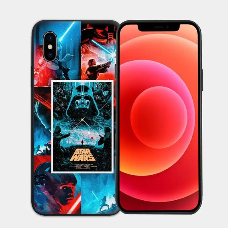 

Stars Wars watercolor Phone Case for iphone 6s 7 8 plus xr xs 11 12pro max mini case