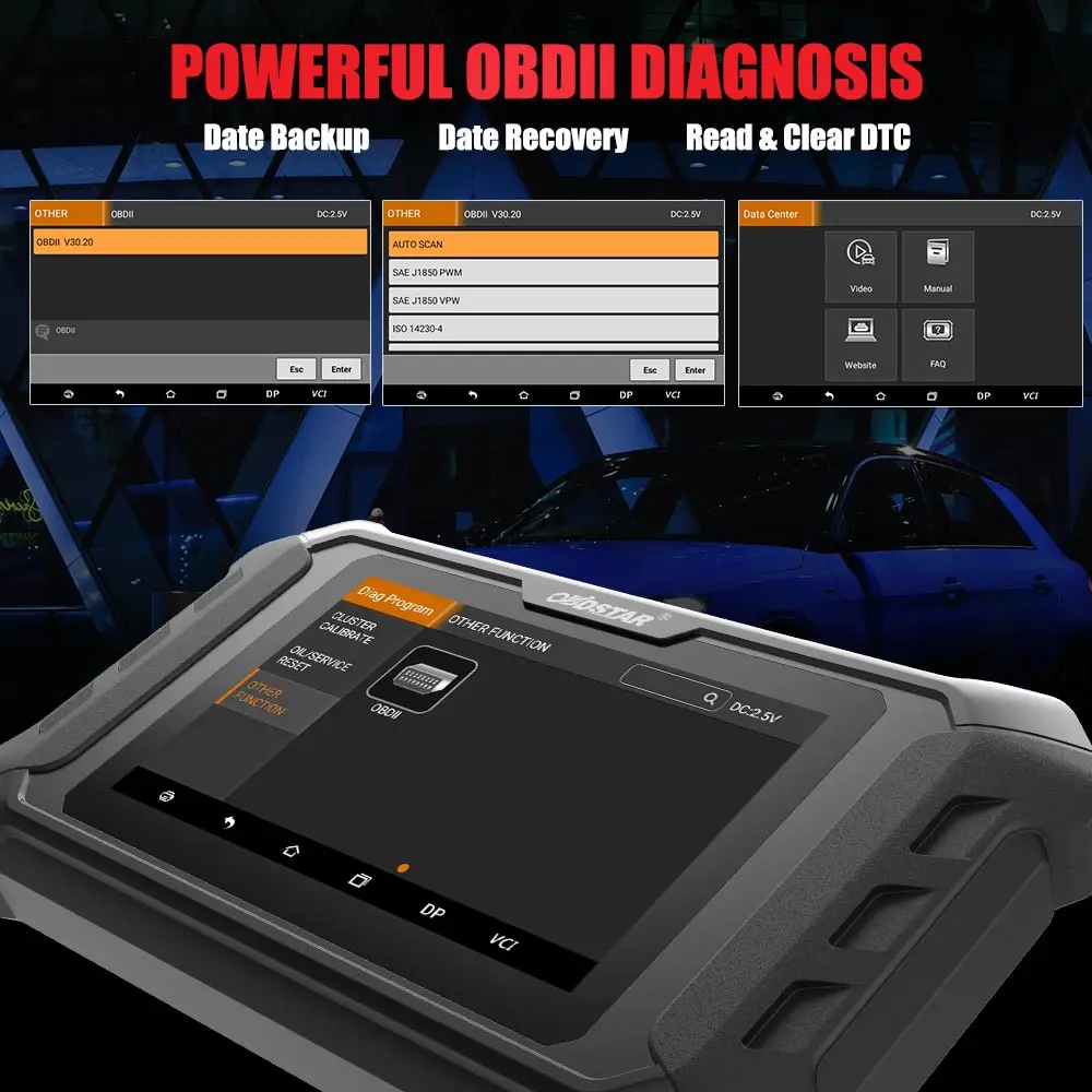 Калибровка кластера OBDSTAR ODOMASTER EU/OBDII и специальные функции |
