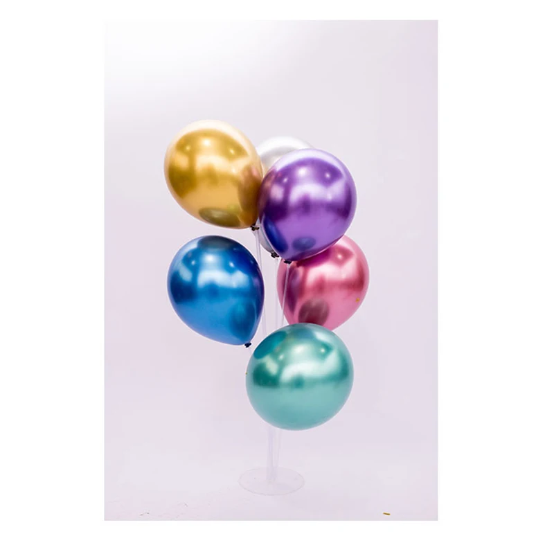 50 шт./компл. Толстый металлический сетчатый красный хром круглый шар смешанные