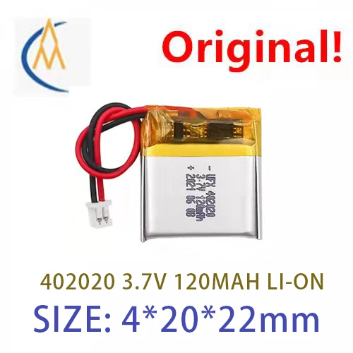 

Youfei 402020 3.7V 120mAh lithium battery intelligent Bracelet recorder fishing lamp battery with protection board
