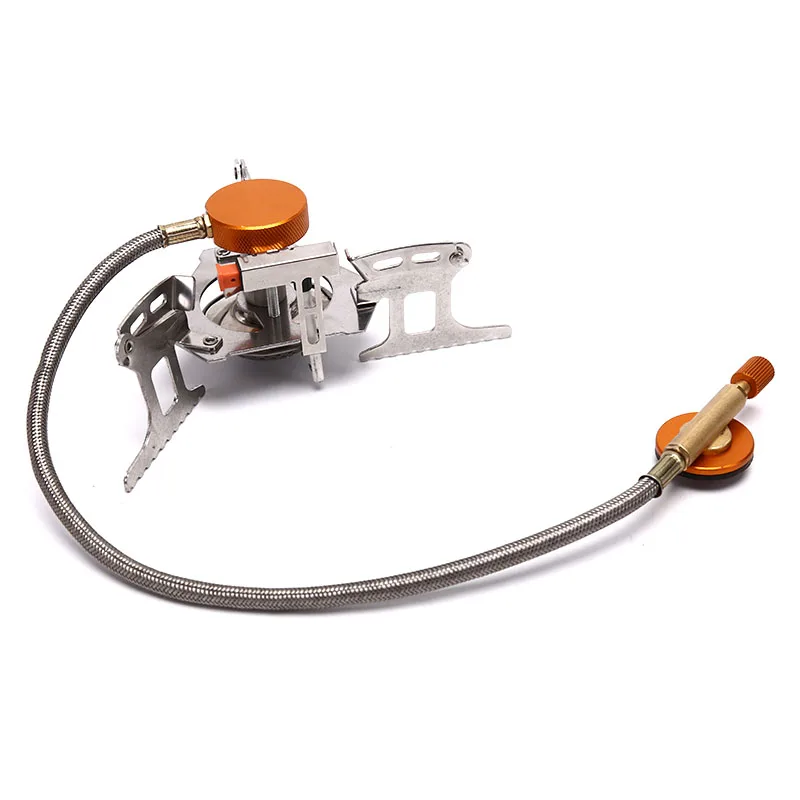 

1pc Widesea Outdoor Gas Stove Camping Gas Folding Electronic Stove Hiking Portable Foldable Split Stoves