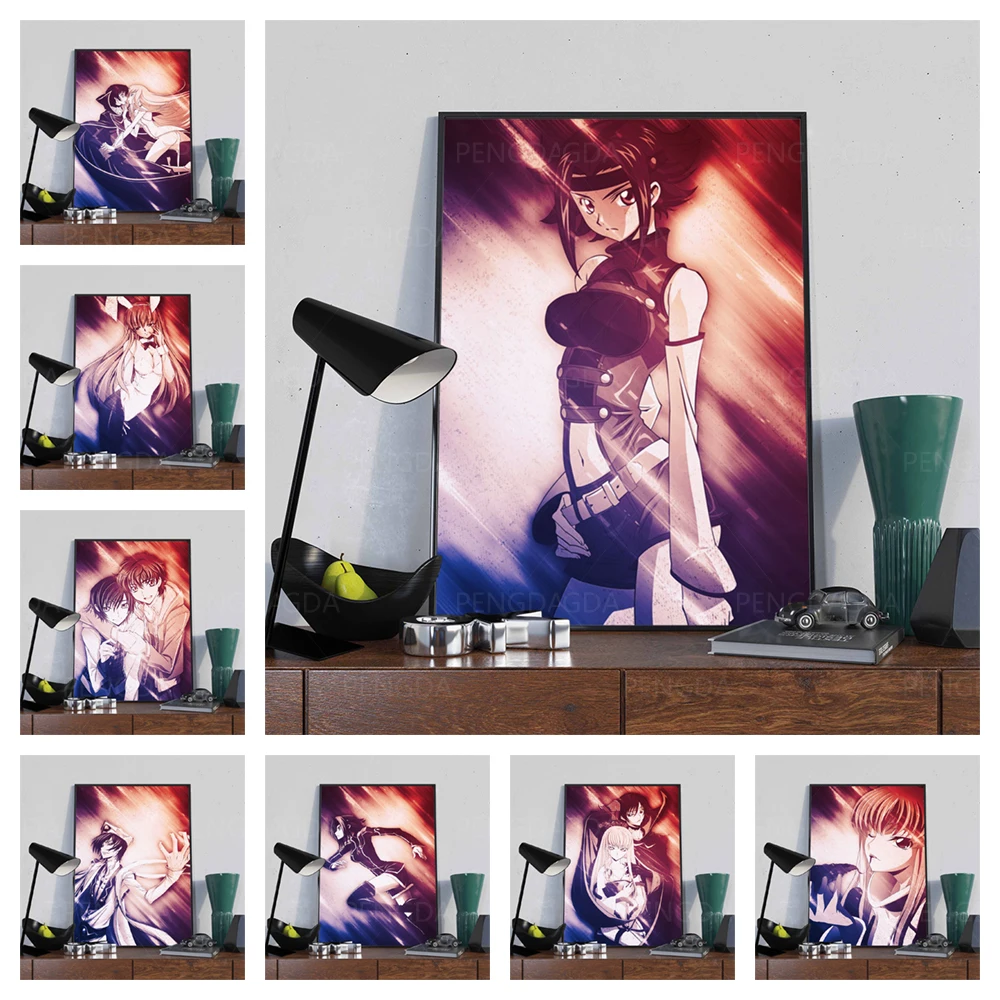 

5d Diy Diamond Painting Japanese Wall Art Handmade Cross Stitch Picture Animation Home Decal Full Round Drill Embroidery Gifts