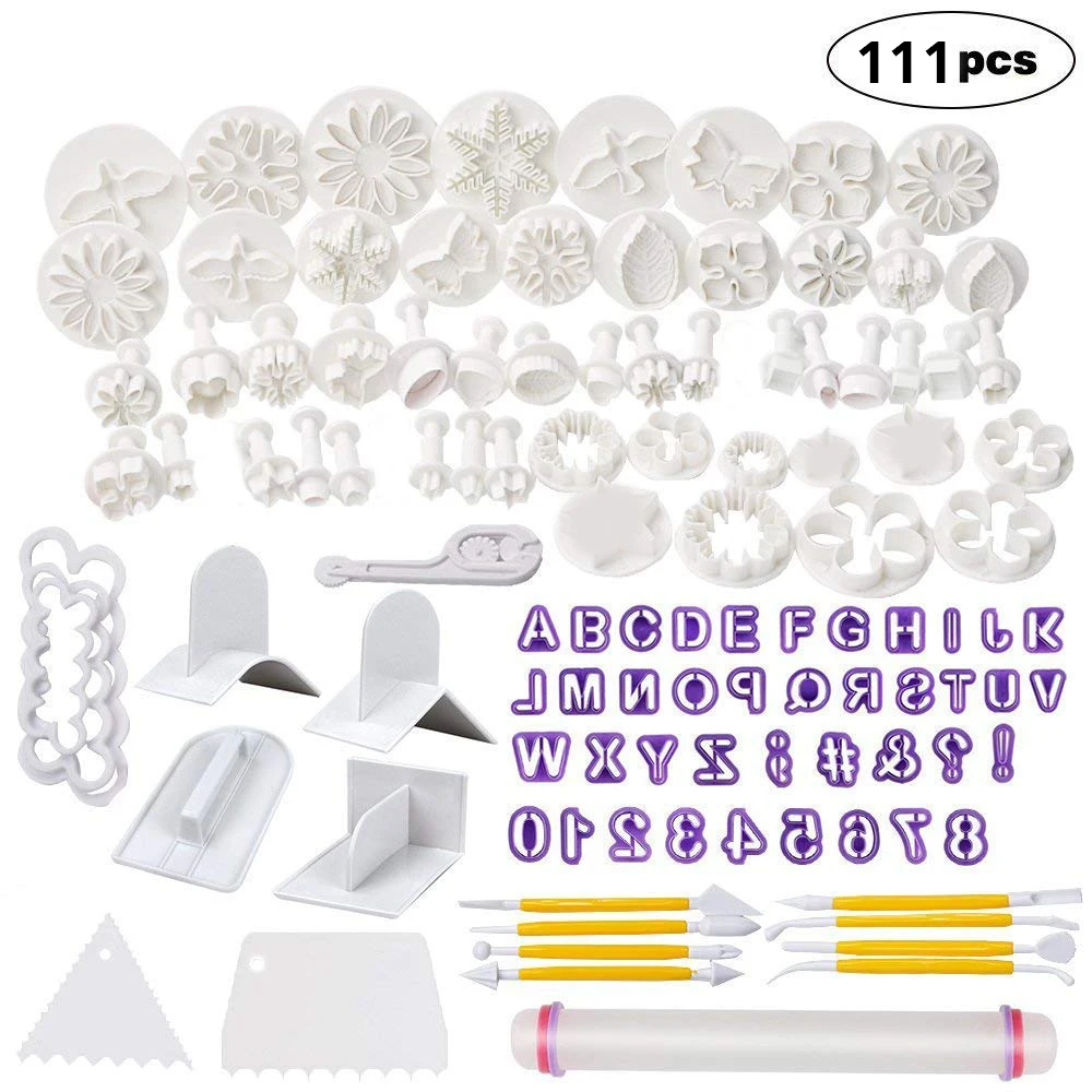 Набор инструментов для украшения тортов 111 шт.|Наборы жаропрочной посуды| |