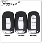 Jinyuqin 234 кнопки дистанционного ключа автомобиля чехол Shell для KIA Soul Sorento K2 K5 Рио Оптима Форте Cerato TOY40 HY15 R