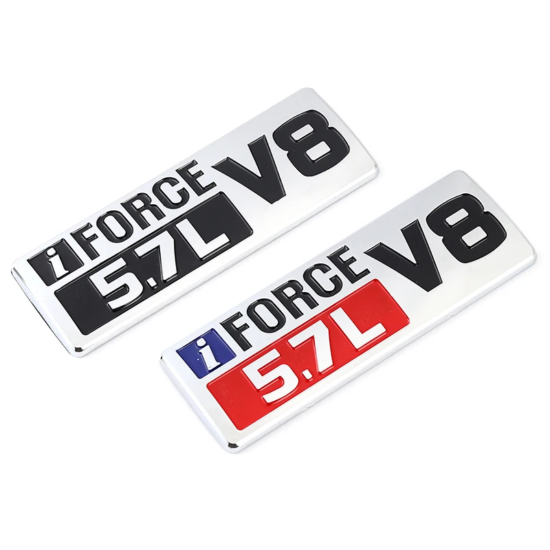 3D металлический логотип Автомобильная наклейка эмблема значок для Toyota Tundra IFORCE 5.7L