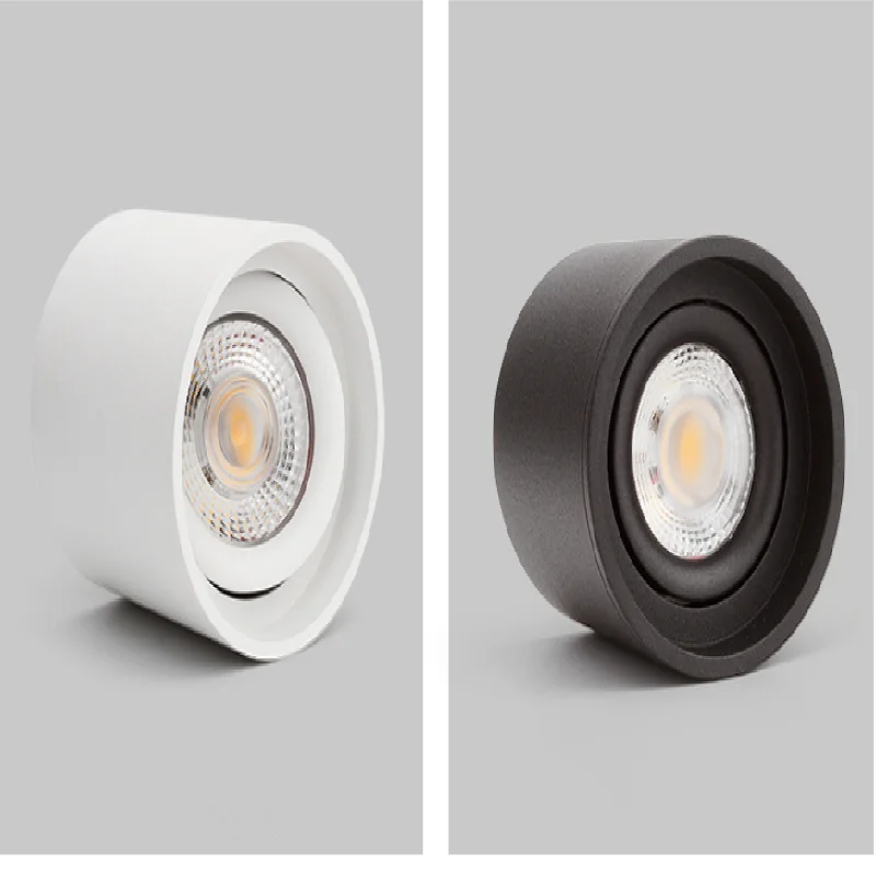 

Pode ser escurecido led spotlight 7w 9 12w15w18w 110v/220v downlight ângulo ajustável tipo de teto sala estar quarto casa holofo