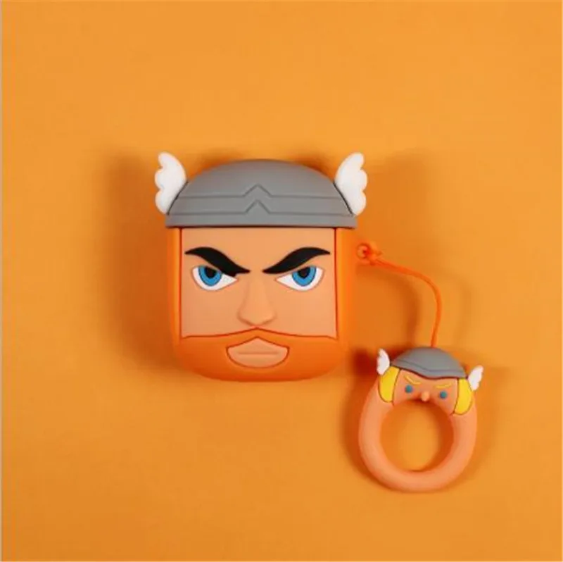 style 5 Мультяшный милый чехол для наушников Superheros с Bluetooth, защитный чехол, аксессуары для Airpods, чехол s, зарядная коробка с крючками - Цвет: style 5