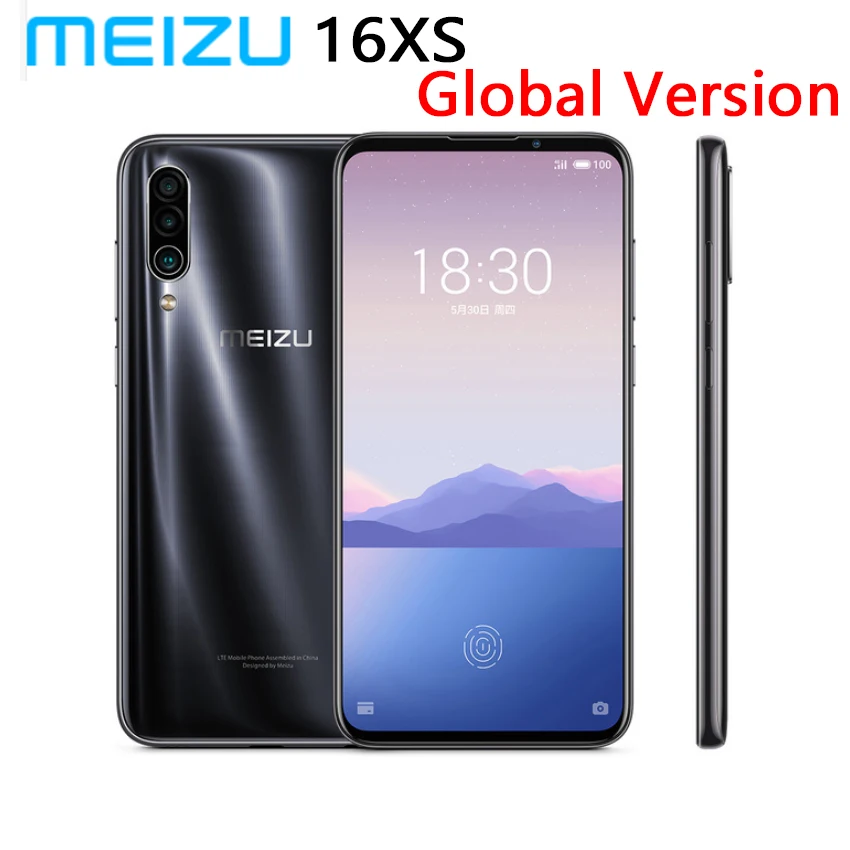 Meizu 16XS, глобальная версия, 16 XS, Смартфон Snapdragon 675, 6,2 дюймов, 48 МП, тройная камера AI, фронтальная 16 МП, 4000 мА/ч, мобильный телефон Blueooth