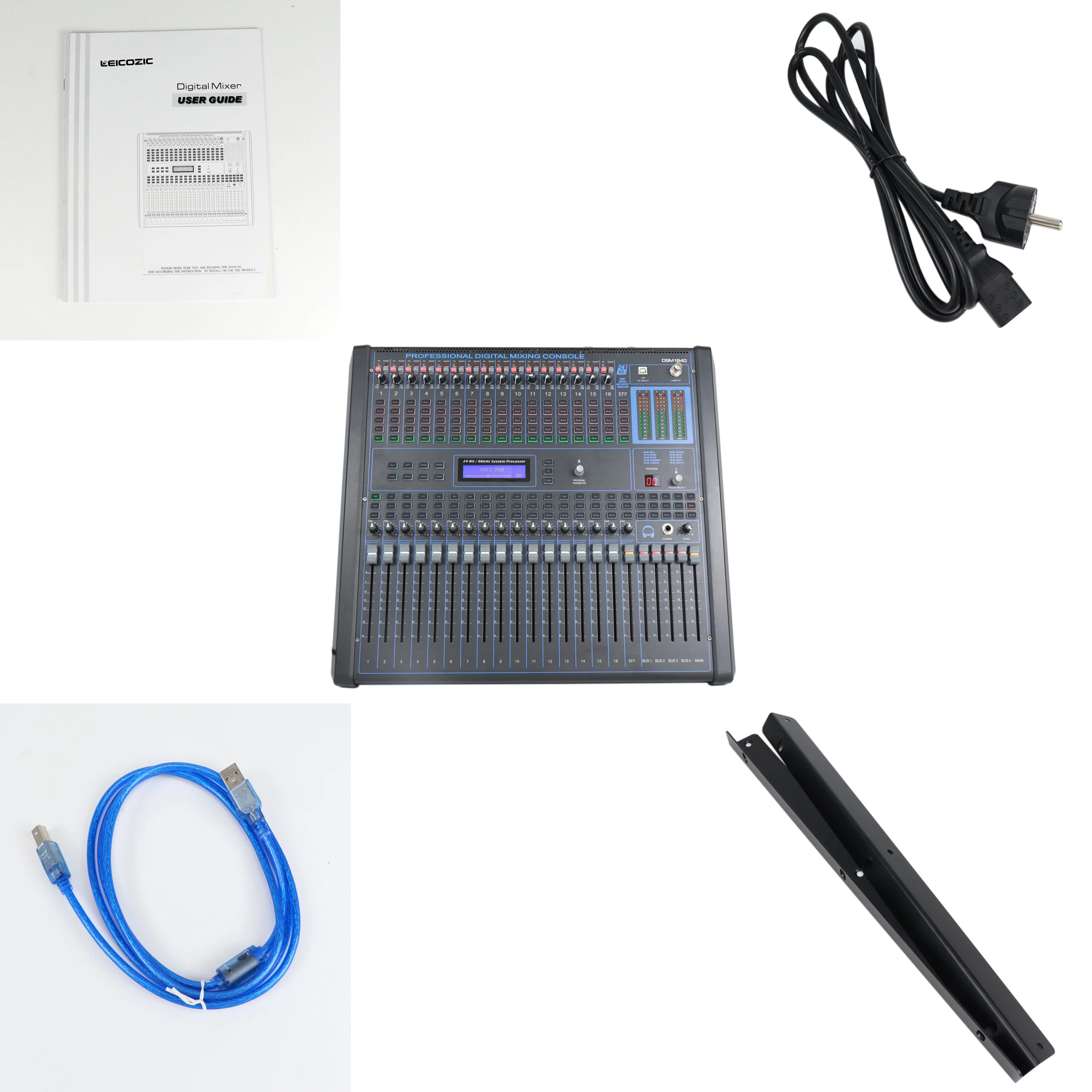 Betagear профессиональная 16 канальная Цифровая микшерная консоль DGM1640 dj