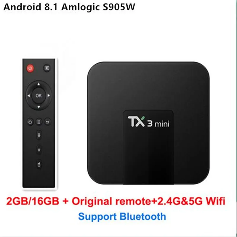 

11&11 2021 Android 8.1 TX3 mini S905W CPU HDTV 2.0 Smart TV Box 4K H.265 Youtube parpadeo reproductor de medios set top tv box