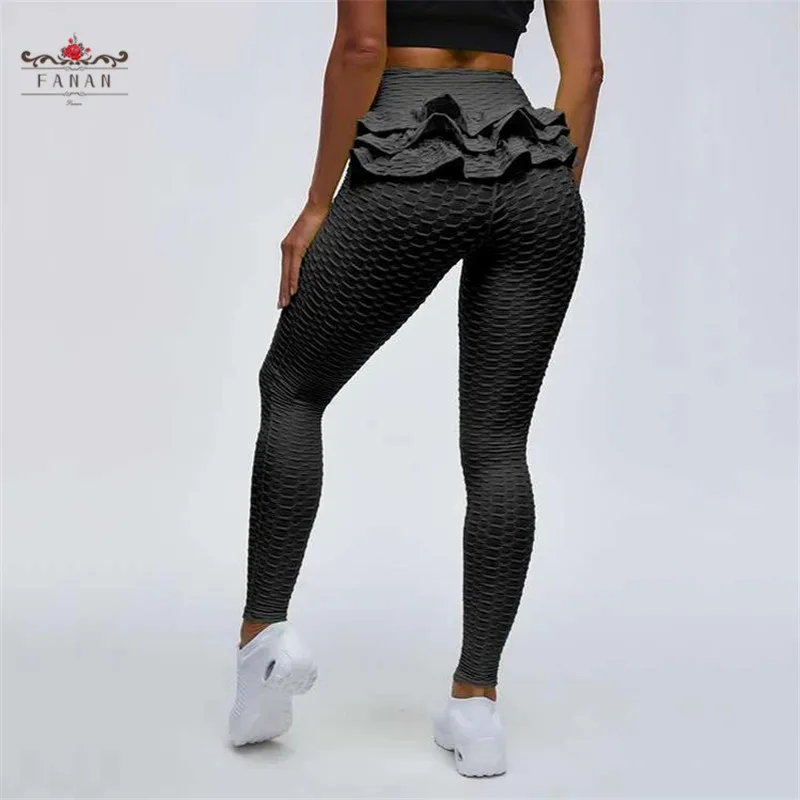 

High Waist Yoga Pants Running Leggings for Women Lifting Stretchy Workout Trouser Lace Tights Slim Yoga Pants Lady Sportswear