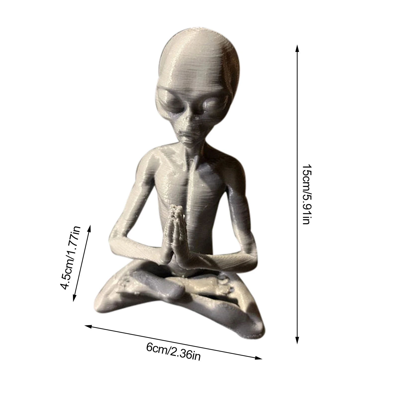 

Generous Simple Mysterious Figurines Meditation Decoration Alien