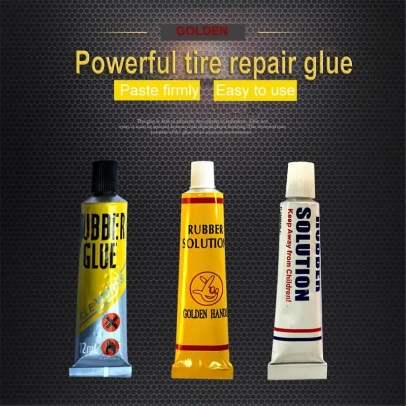 

1pcs Cement Rubber Inner Tube Repair Puncture Cold Patch Solution Kit Patch Car Repair Truck Motorcycle Bicycle Tire Repair Glue