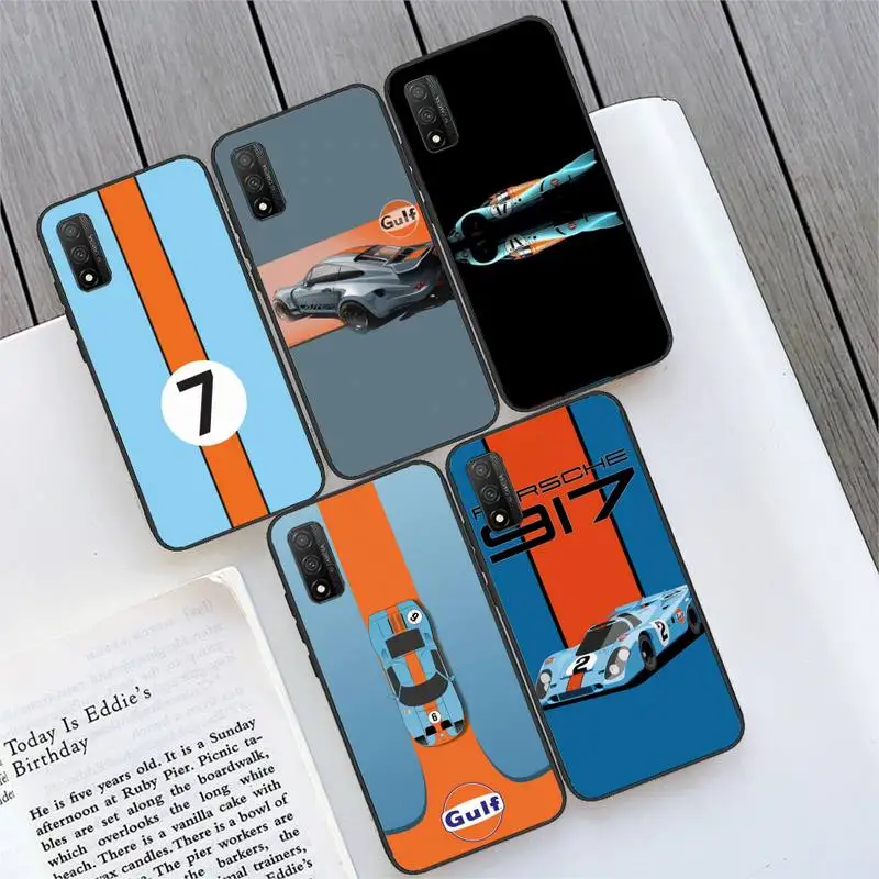 

Gulf Racing car Phone Case For Samsung Note20 Note10 Note9 Note8 M51 M31 M30 M20 M11 M10 pro plus ultra soft Cover Fundas