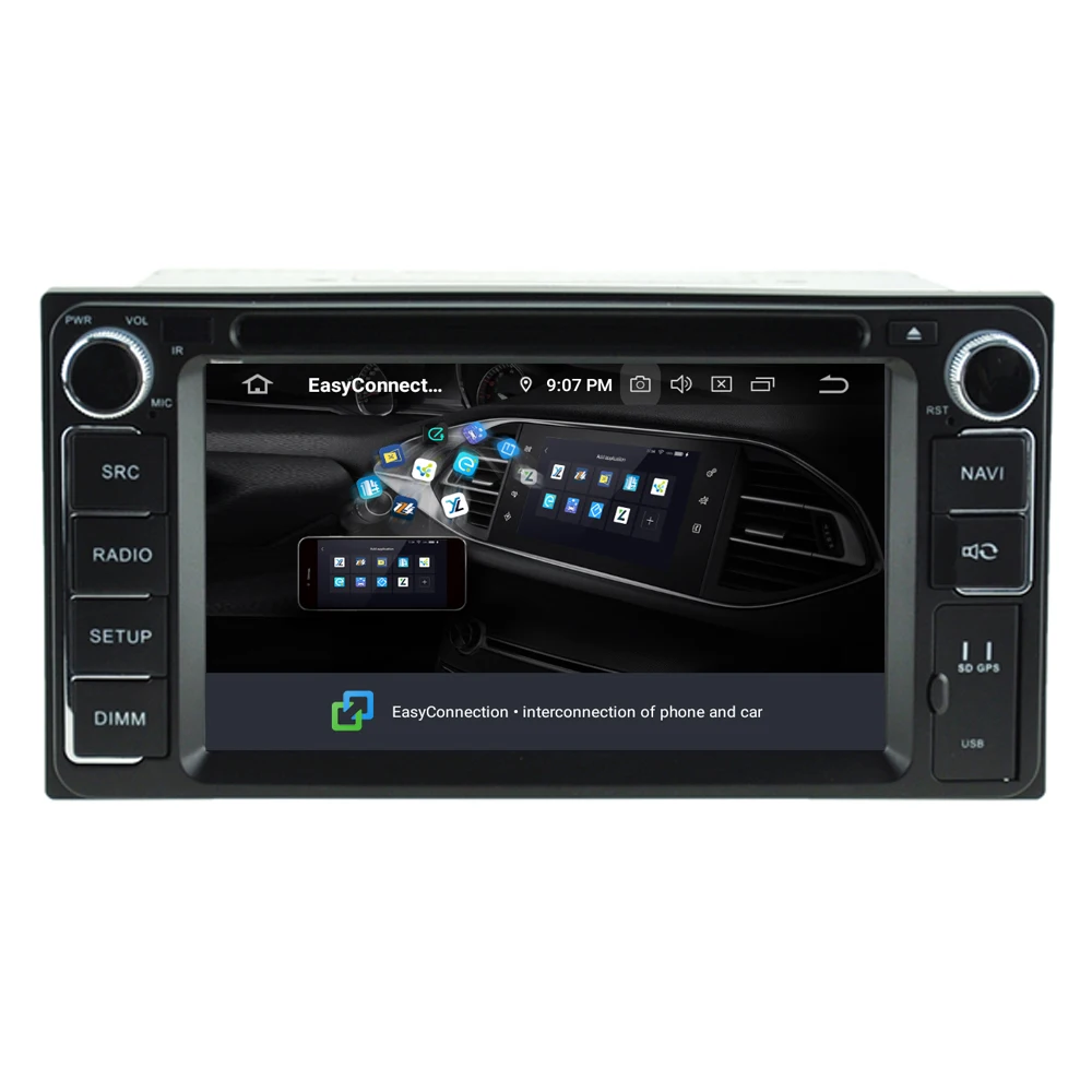 Автомобильный мультимедийный плеер RoverOne для Toyota Corolla E120 E130 Fielder Vela RAV4 PRADO VIOS Scion HILUX