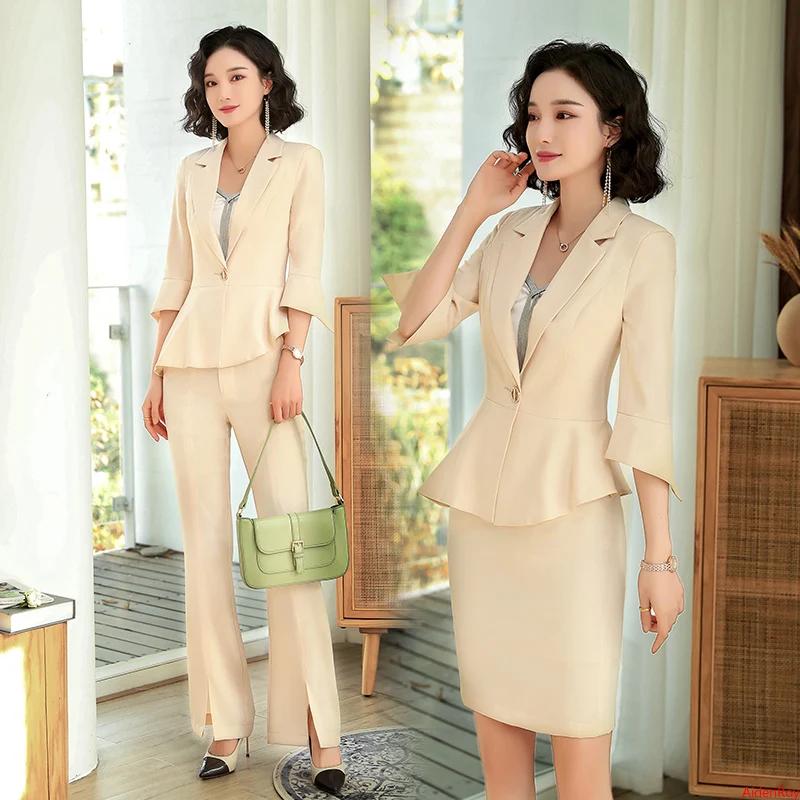 Красное вино элегантная Офисная Рабочая одежда брючные костюмы OL 2 шт наборы