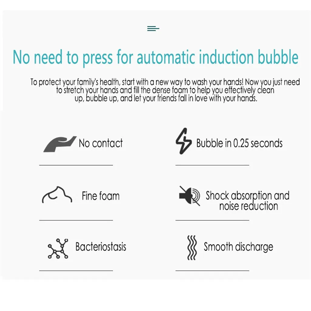 Диспенсер для мыла хэндс фри автоматическая машина вспенивания ручного мытья