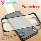 Чехол для iPhone 12 Mini Pro, XS Max, XR, X, 11 Pro, 13, с кольцом на палец, без рамки, прозрачный, матовый, Жесткий Чехол для iPhone X, 7, 6, 6S, 8 Plus