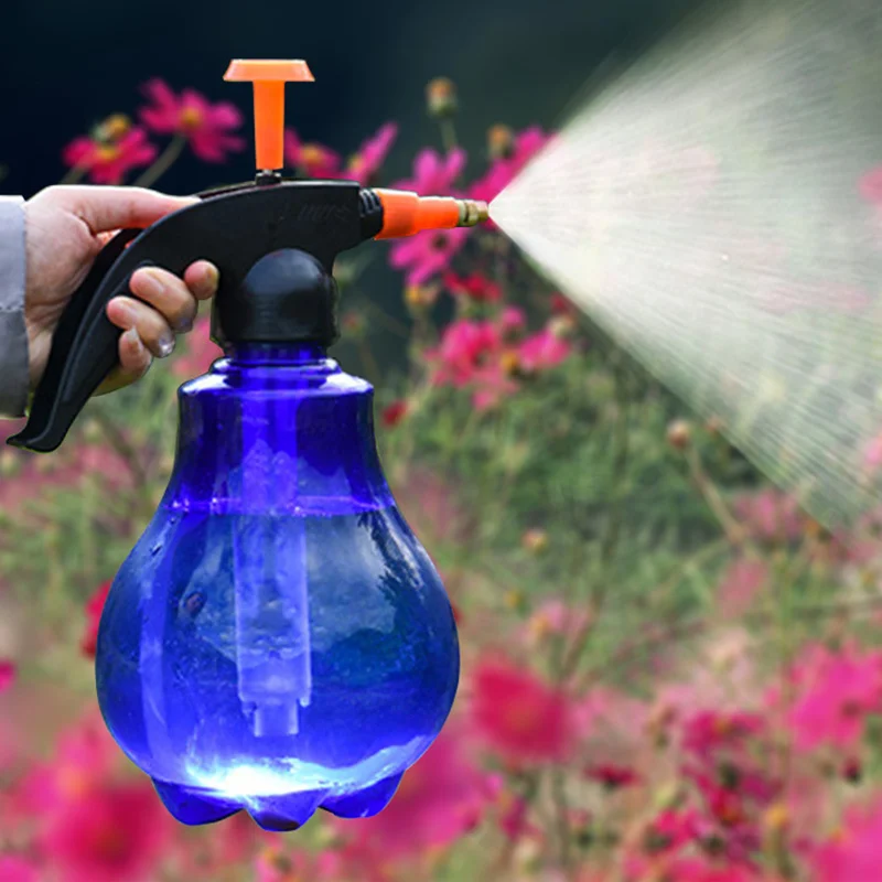 1.5Л растительный цветочный полив банка спрей бутылка ручного давления чайник