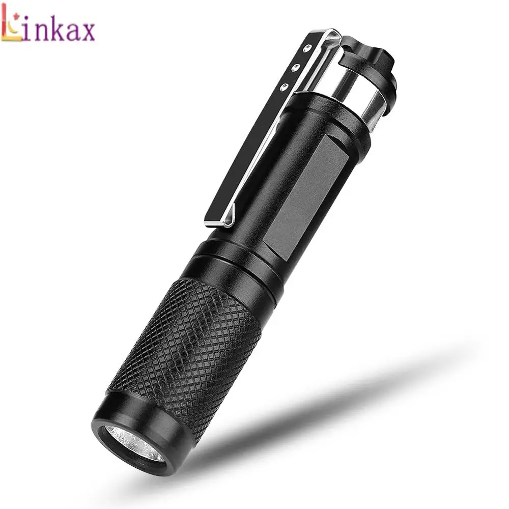Linkax портативный мини фонарь в виде ручки XPE фонарик кармансветильник