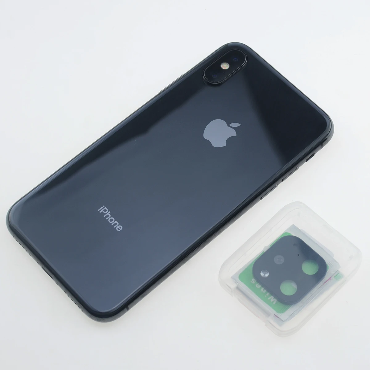 Задняя Защитная пленка для объектива камеры iPhone X XS Max выглядит как 11 Pro поддельная