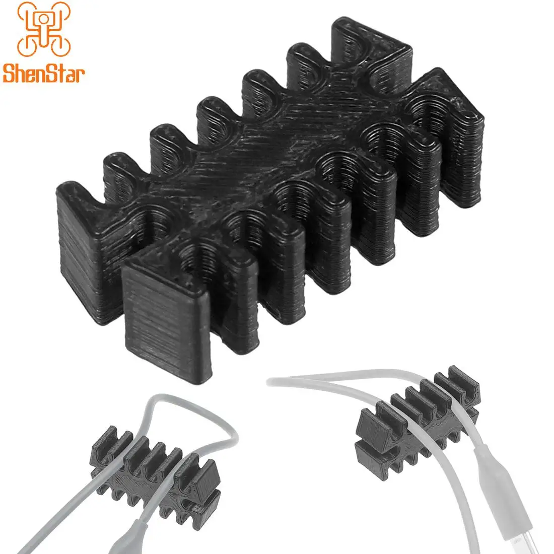 

ShenStar 3D Printed PLA Material 2.5-3mm Diameter Data Cable Organizer for DJI FPV Goggles V2 Accessories for SLR Action Camera