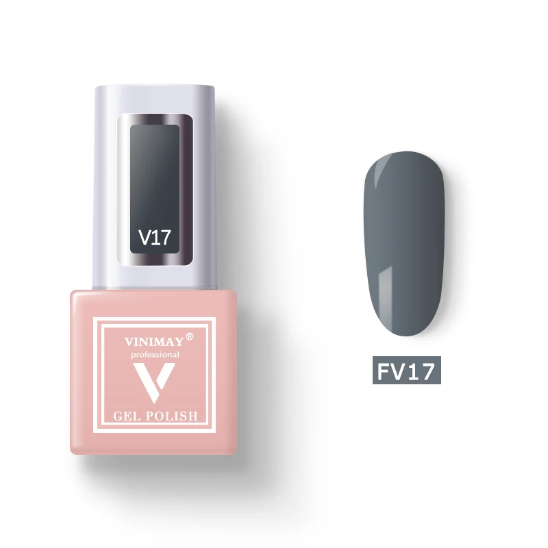 FV17 VINIMAY 60 Цветной Гель-лак для ногтей vernis полуперманентный УФ-гель лак-праймер впитывающий Гель-лак для ногтей Полировочный Гель для маникюра - Цвет: FV17
